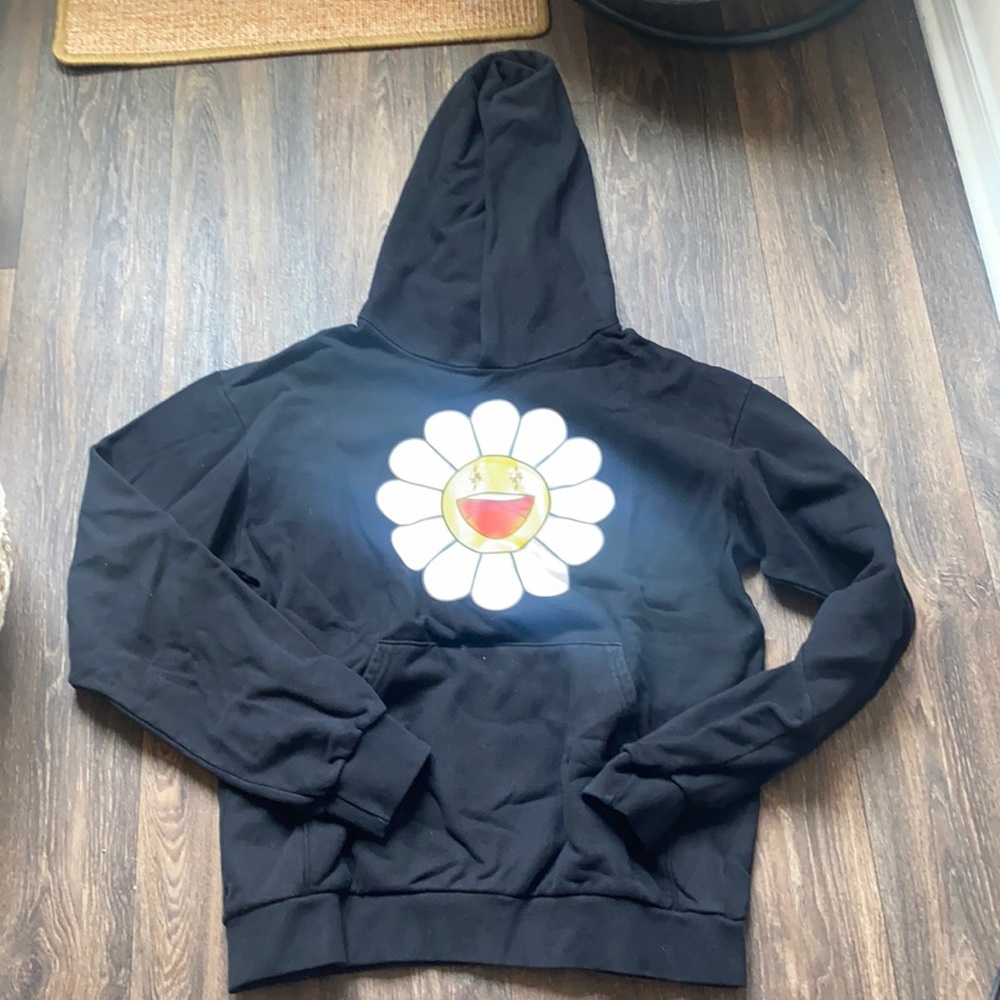 J Balvin x Takashi Murakami Rojo Flower Hoodie